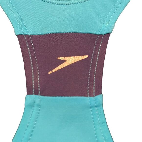 Blue & White Speedo One-Piece Women’s Small - Picture 4 of 8